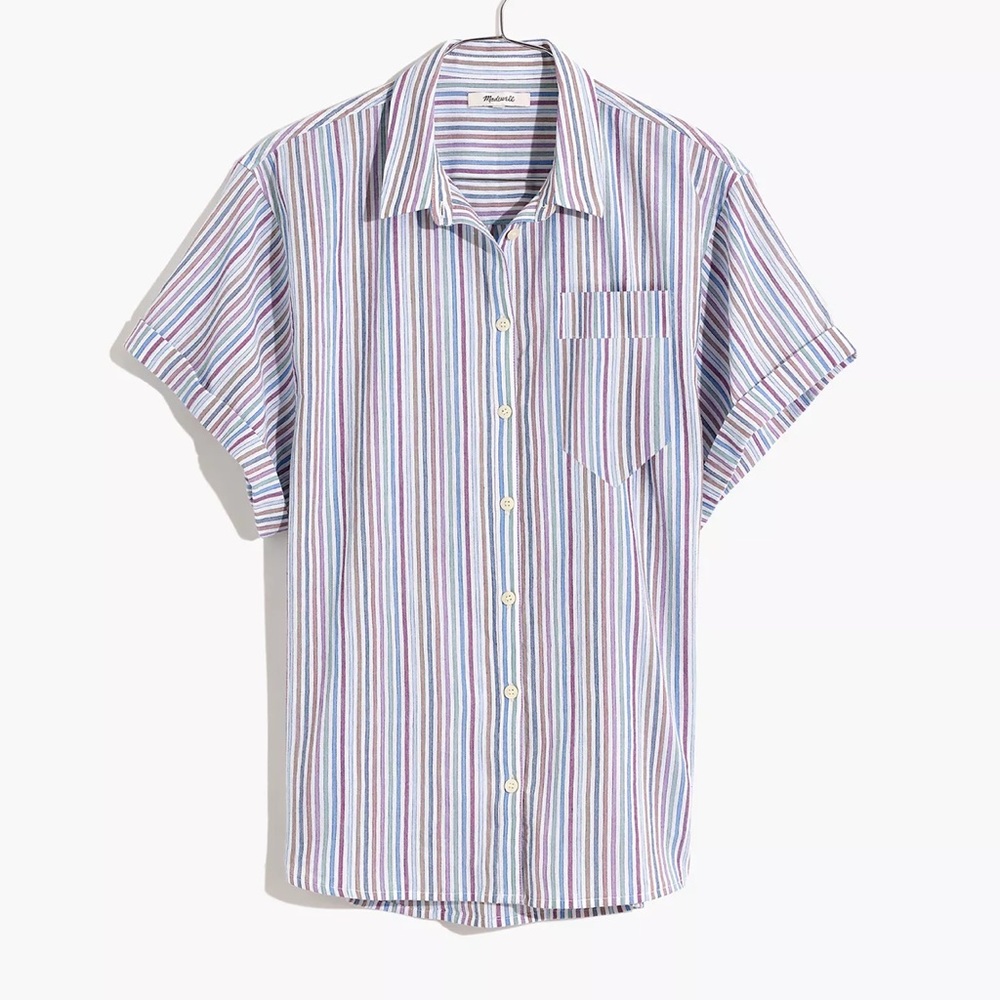 Madewell Rainbow Striped Shirt